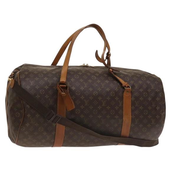 LOUIS VUITTON Monogram Sac Polochon 65 Boston Bag 2way M41222 LV Auth 124718 - Picture 1 of 16